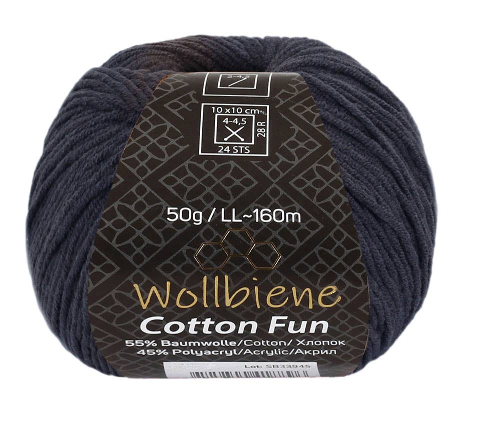 Cotton Fun all-season wool 50g knitting wool cotton mix: 19 turquoise
