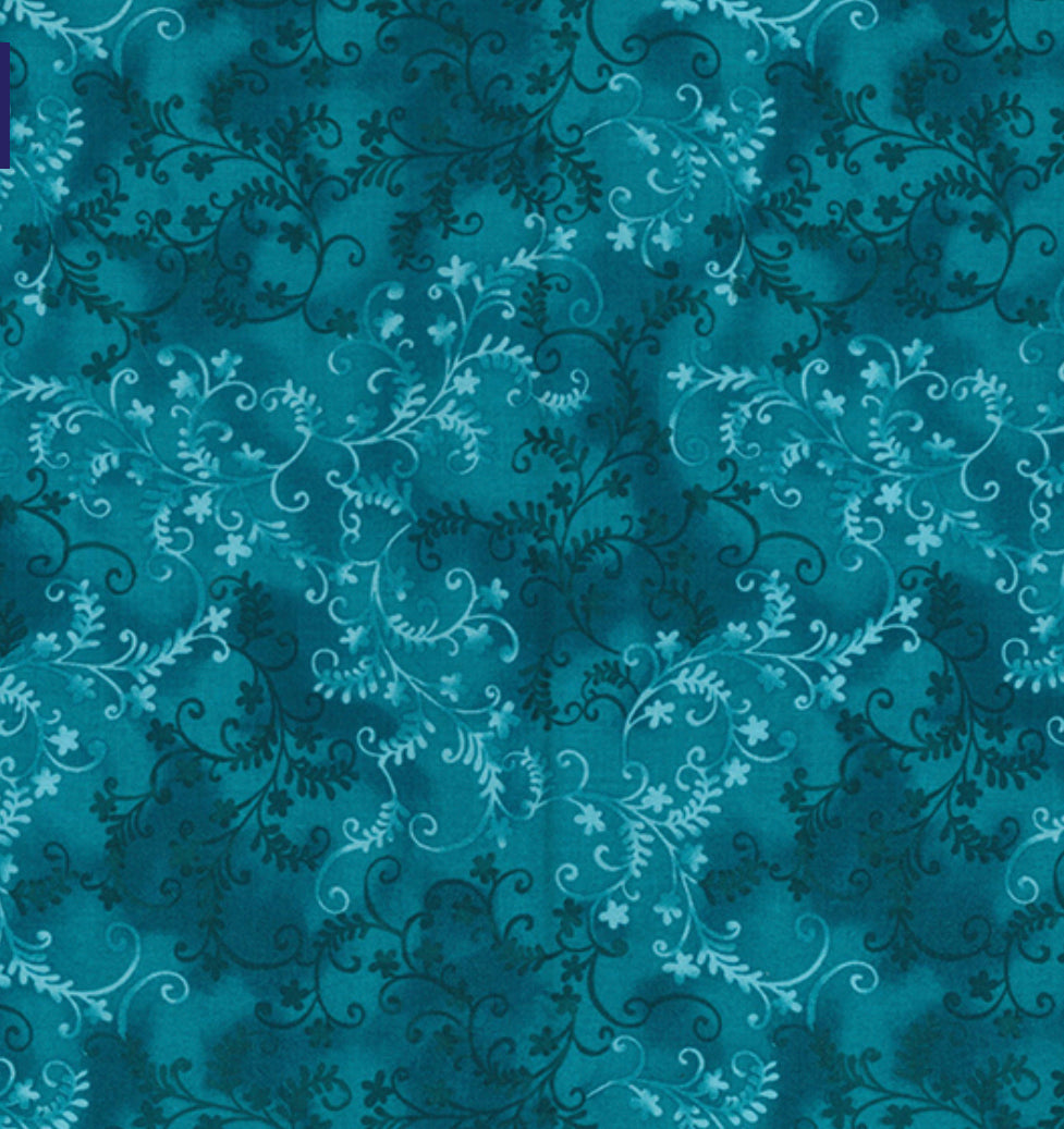 Craft cotton - Mystic Vine Peacock. JLK0102