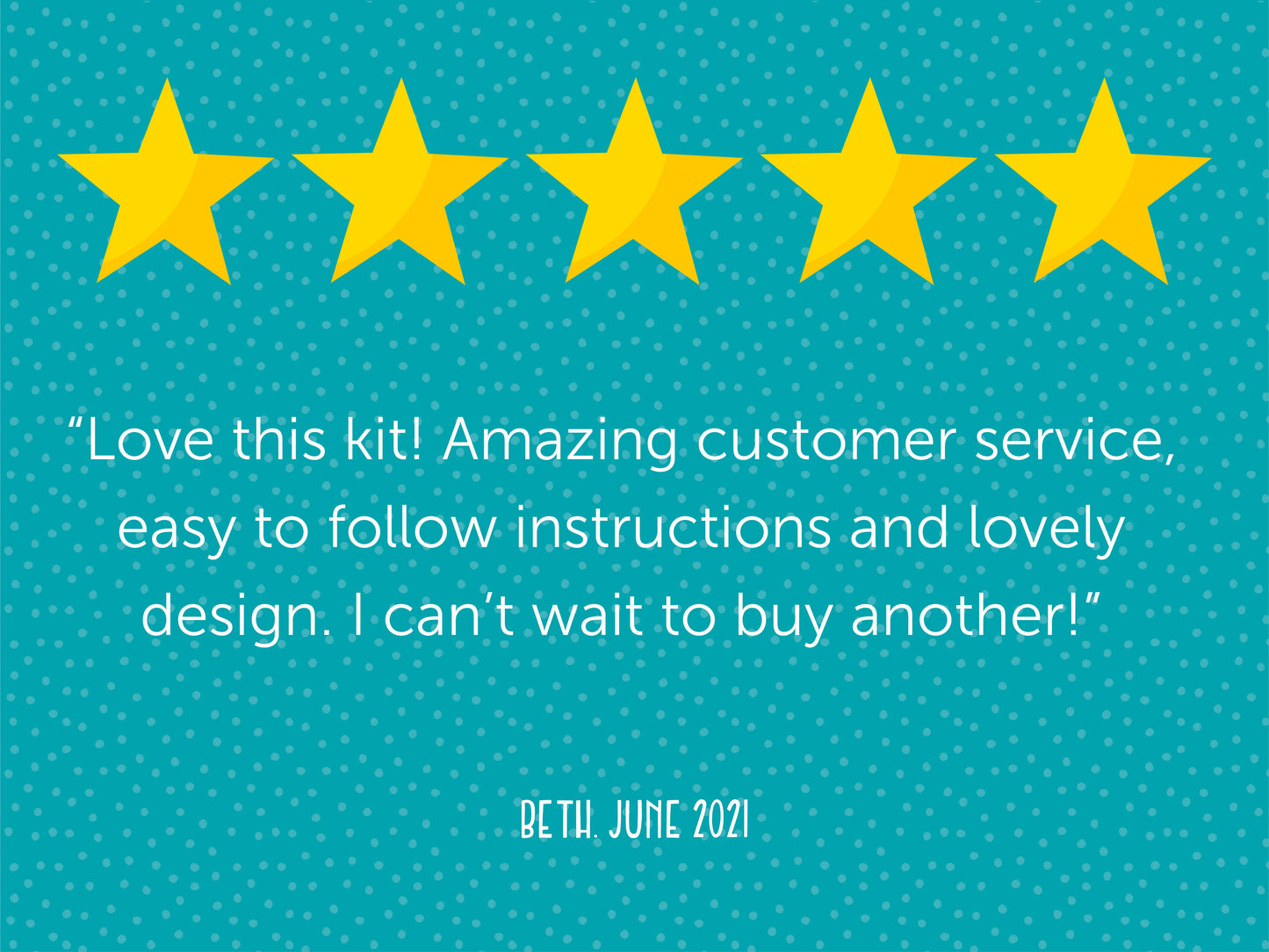 Be Kind to Yourself Handmade Embroidery Pattern Fabric Pack