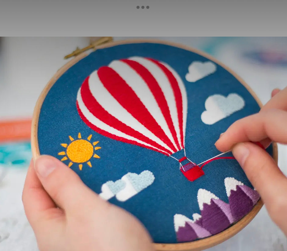 Embroidery kits and accessories