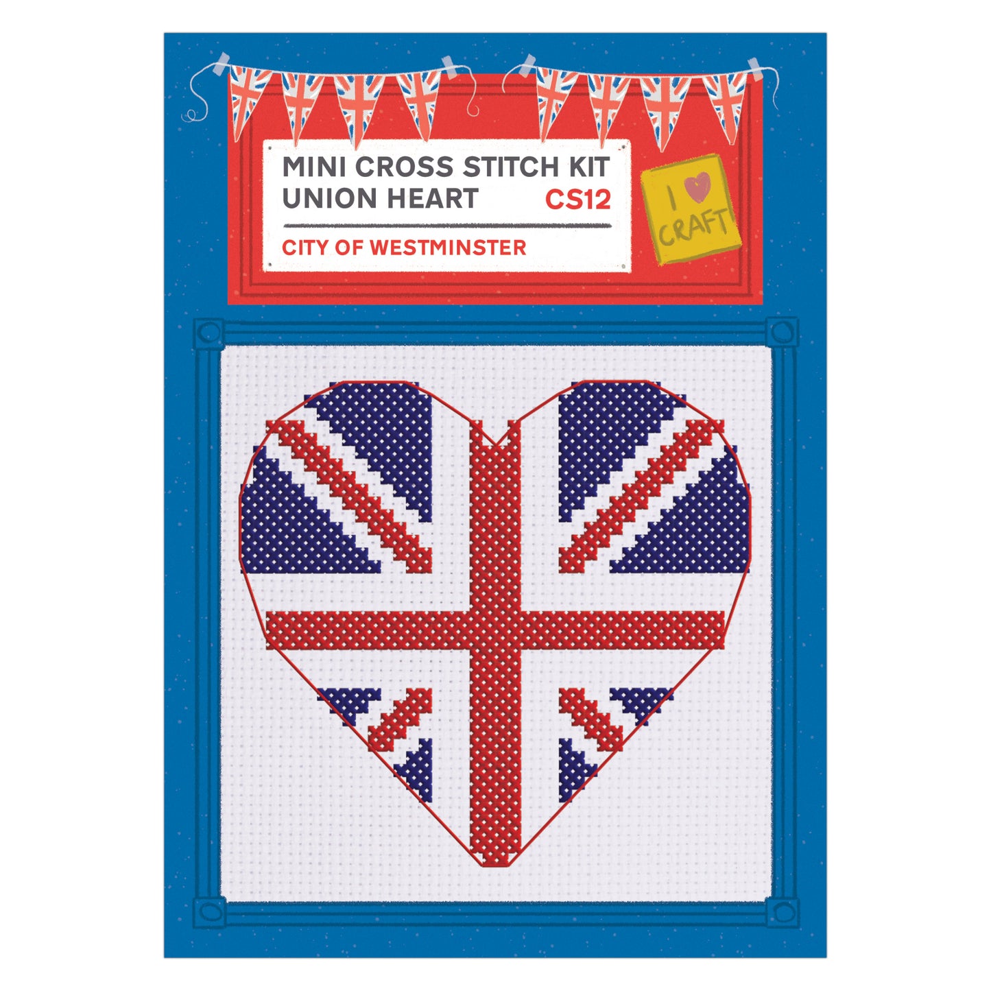 Sew & So On Mini Cross Stitch Kits, 12 Mini London Designs