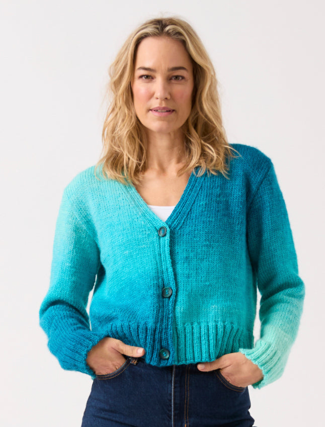 Sirdar jewelspun Ombre aran pattern 10840