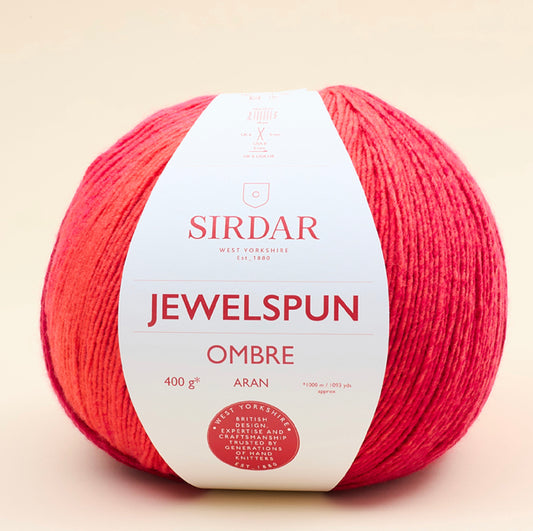 Sirdar Jewelspun Ombre  Crimson Sunset 0102