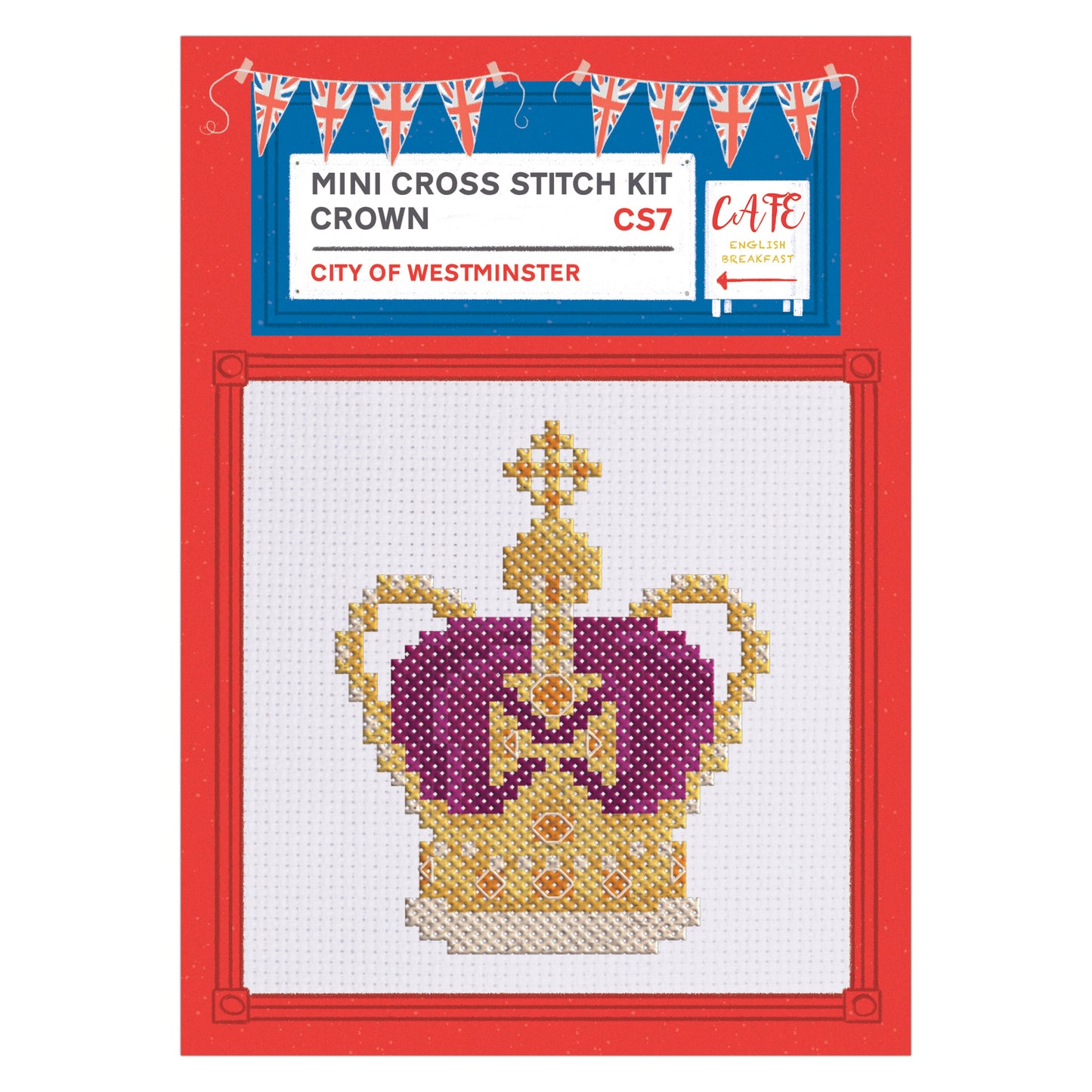 Sew & So On Mini Cross Stitch Kits, 12 Mini London Designs