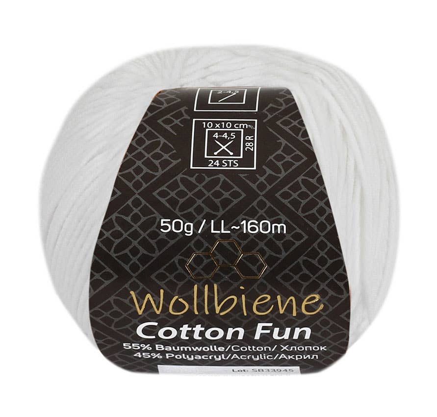 Cotton Fun all-season wool 50g knitting wool cotton mix: 12 pastel green