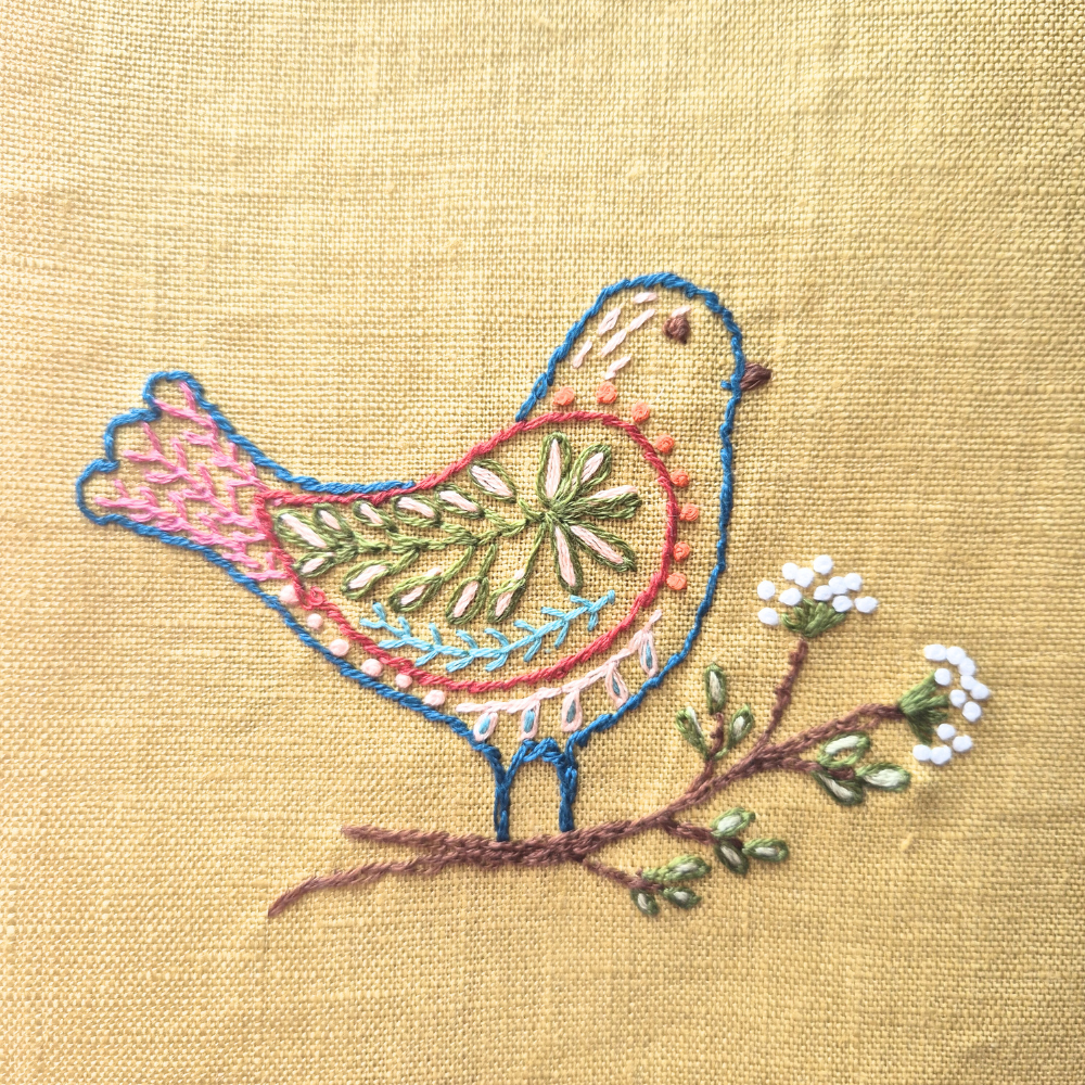Stick and Stitch Embroidery: Folk Flowers