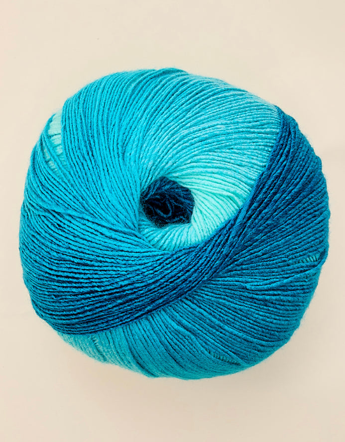 Sirdar Jewelspun Ombre 400g Ocean Blue 0103