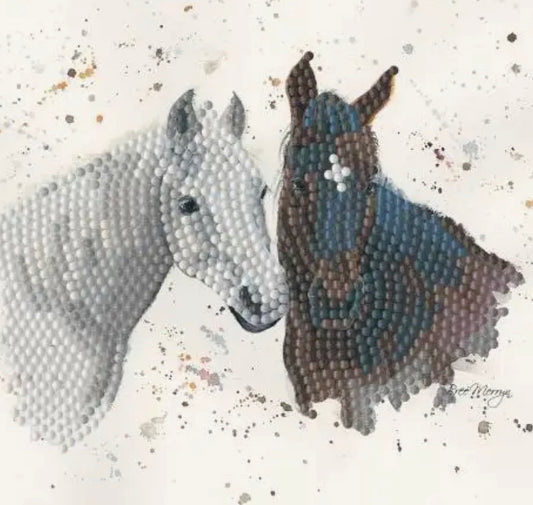 Diamond Art Card Kit - Pebbles and Paloma