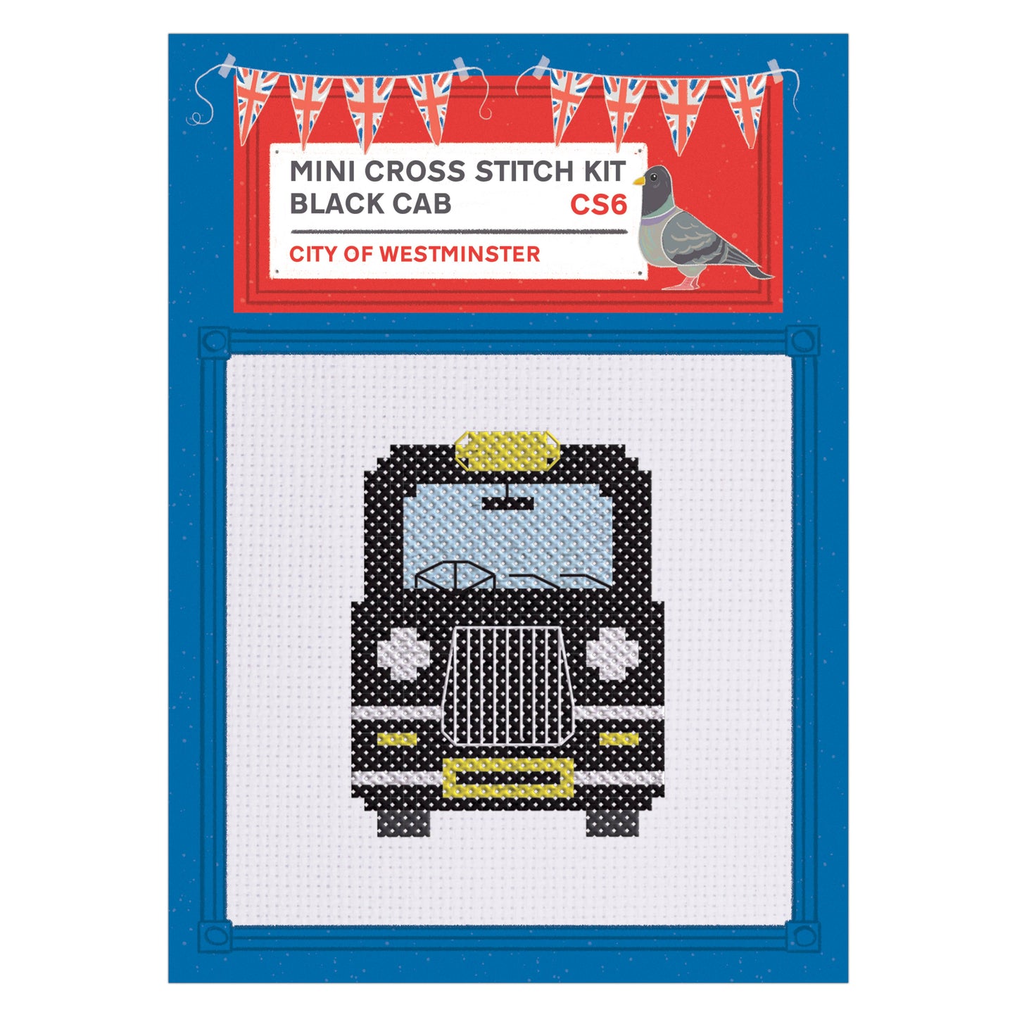 Sew & So On Mini Cross Stitch Kits, 12 Mini London Designs