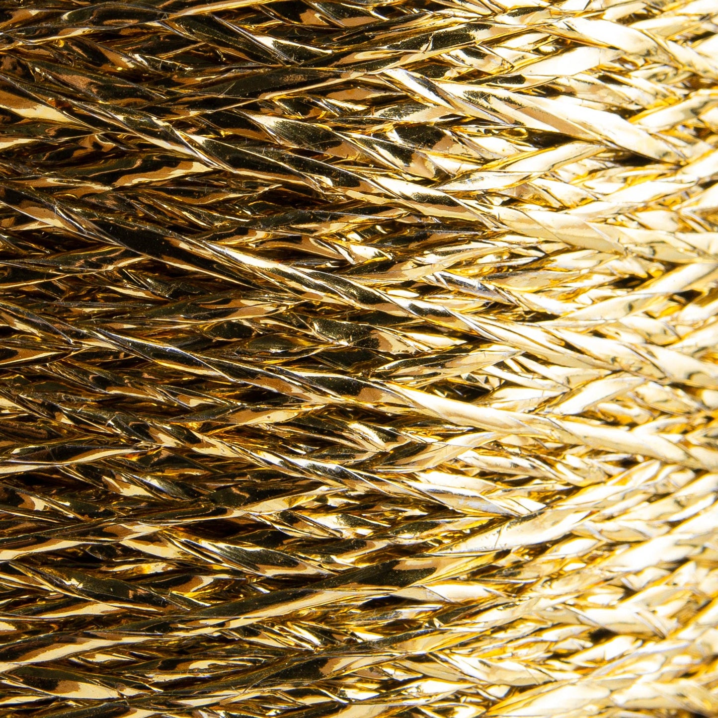 Sensy Premium 350 yards %100 Polyester Metallic Twisted Yarn: Gold