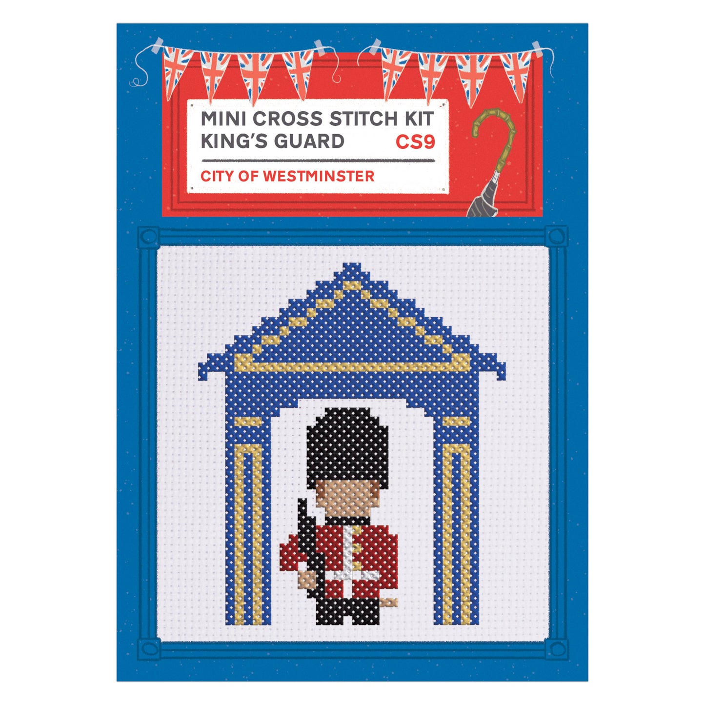 Sew & So On Mini Cross Stitch Kits, 12 Mini London Designs