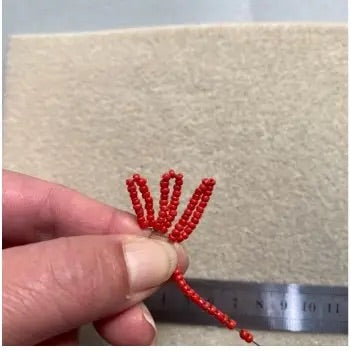 Beaded Flower Craft Kit - Poppy. A Creative Gift Idea.