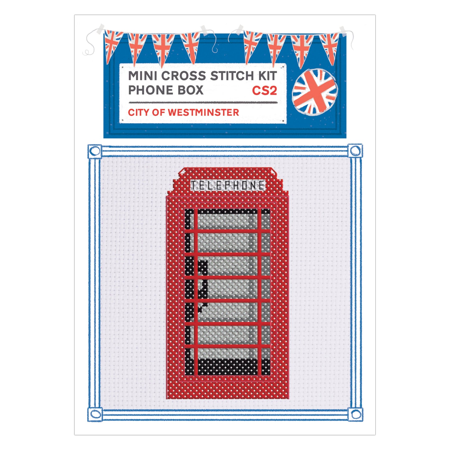 Sew & So On Mini Cross Stitch Kits, 12 Mini London Designs