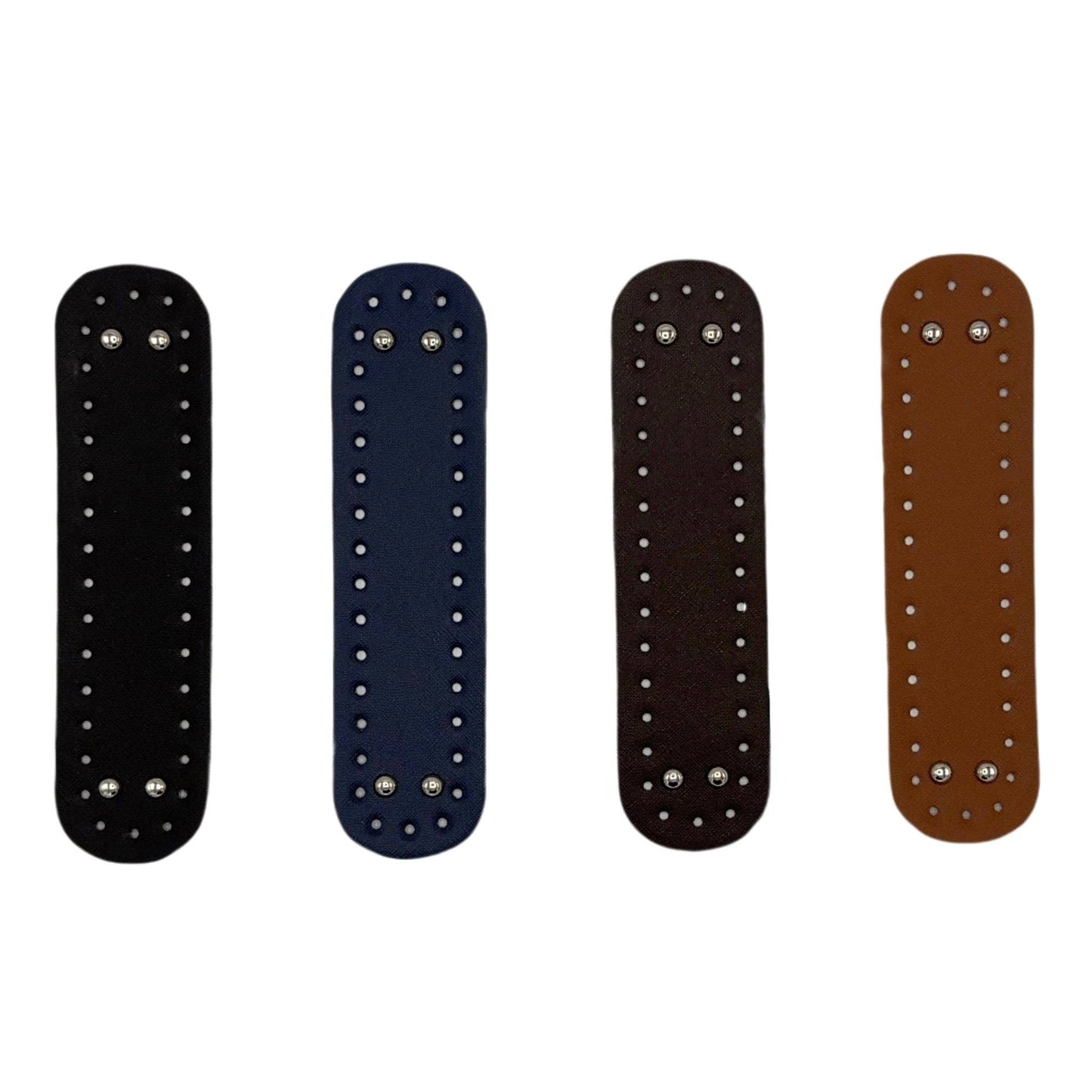 PU Leather Small Bag Base, Bag Bottom Pad (6.5 Cm x 25 Cm): Black