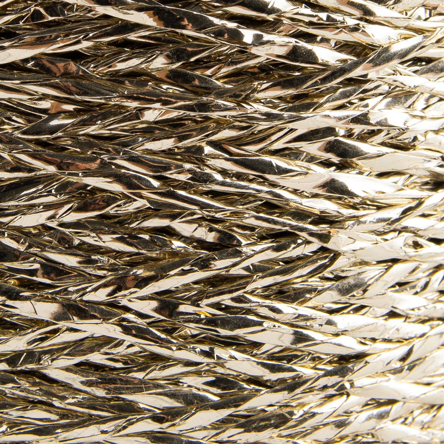 Sensy Premium 350 yards %100 Polyester Metallic Twisted Yarn: Gold