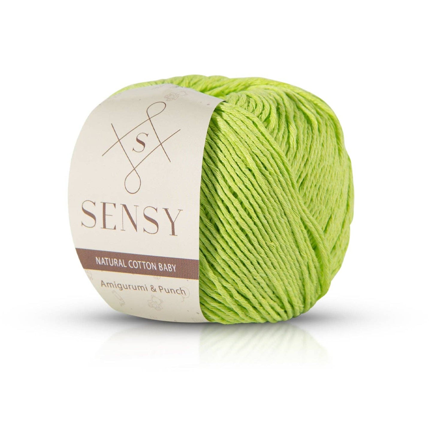 Sensy Premium 100% Soft Cotton Yarn for Amigurumi Knitting a: 05 - Orange