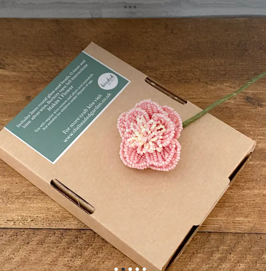 Beaded Flower Kit Peony