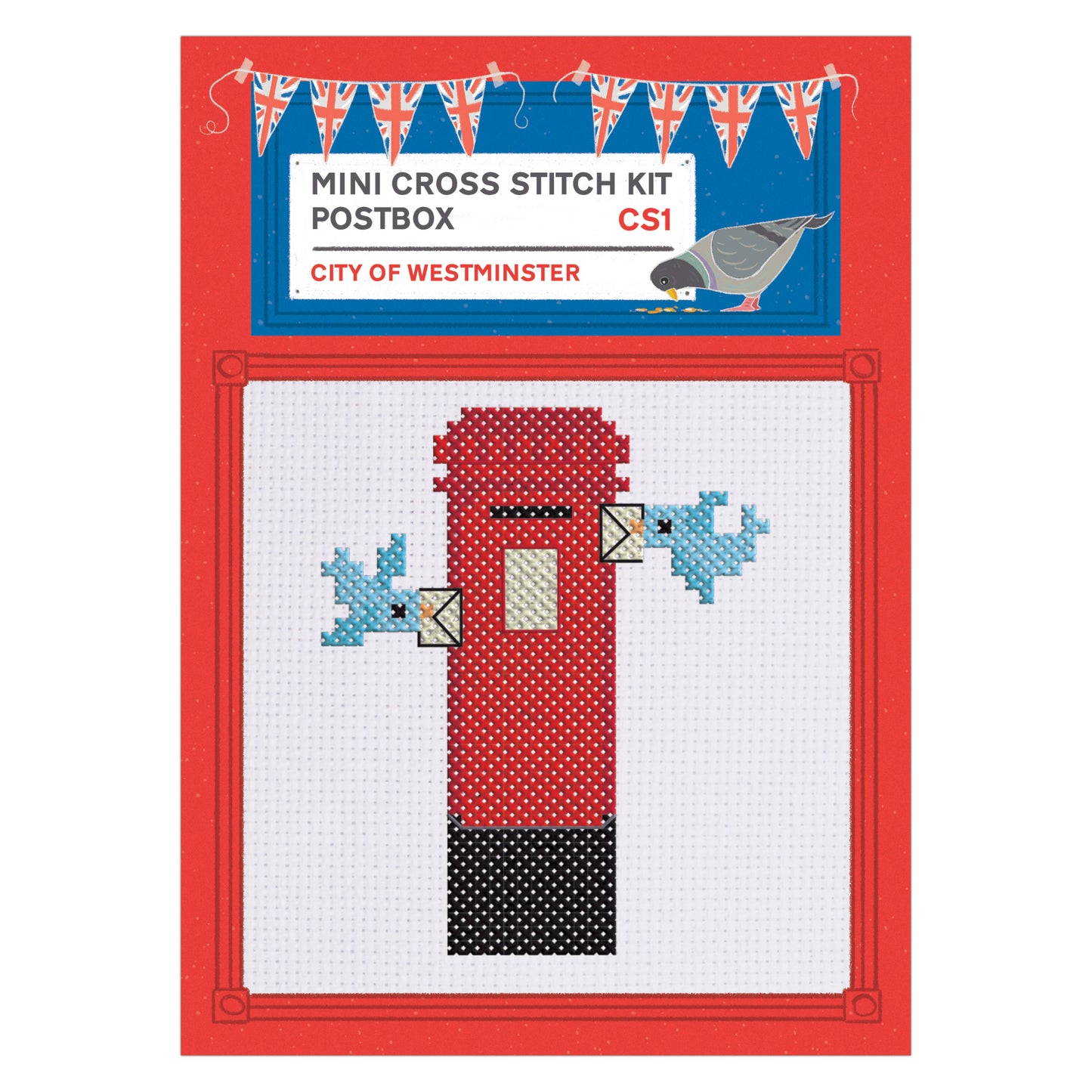 Sew & So On Mini Cross Stitch Kits, 12 Mini London Designs