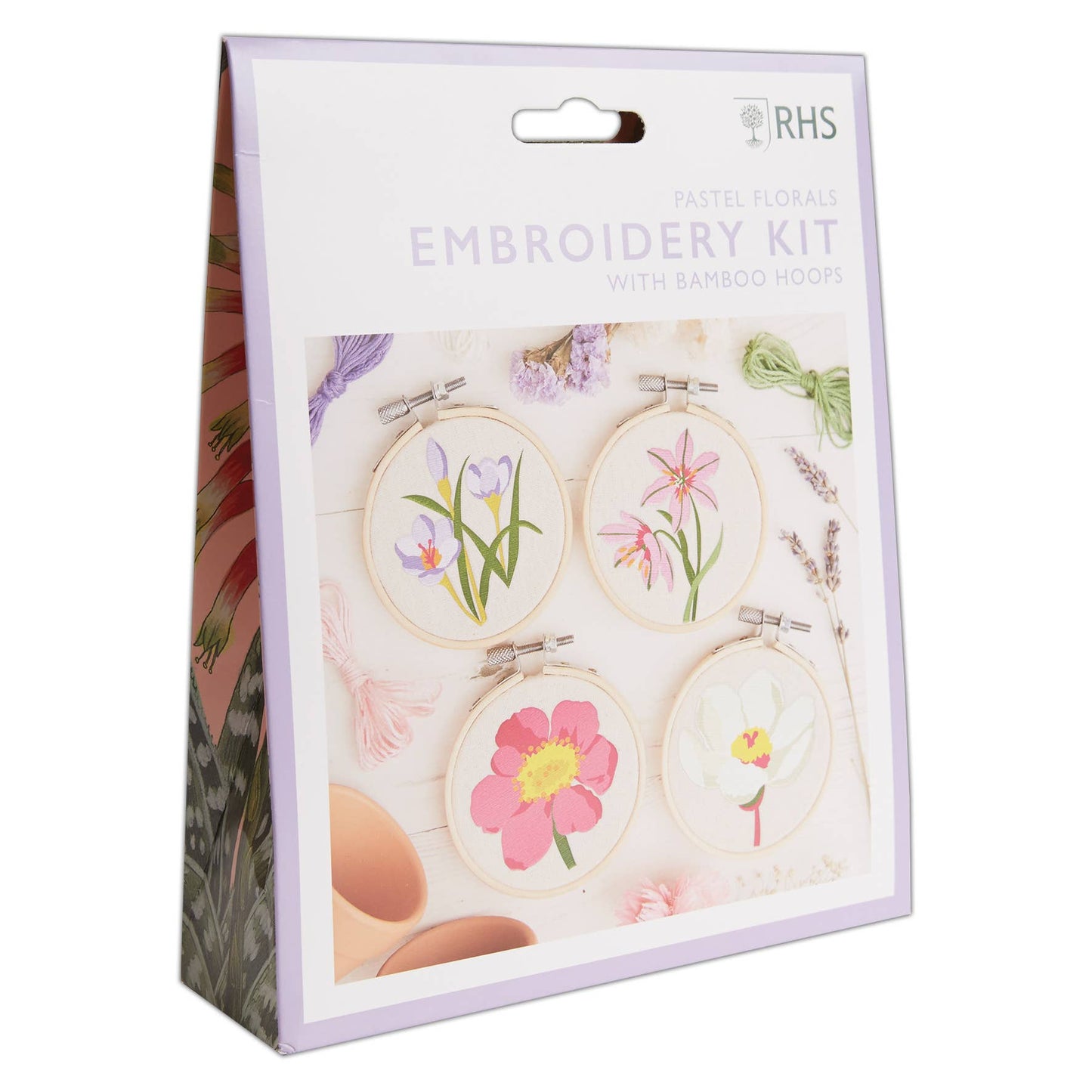 Royal Horticultural Society Embroidery Hoop Pastel Florals
