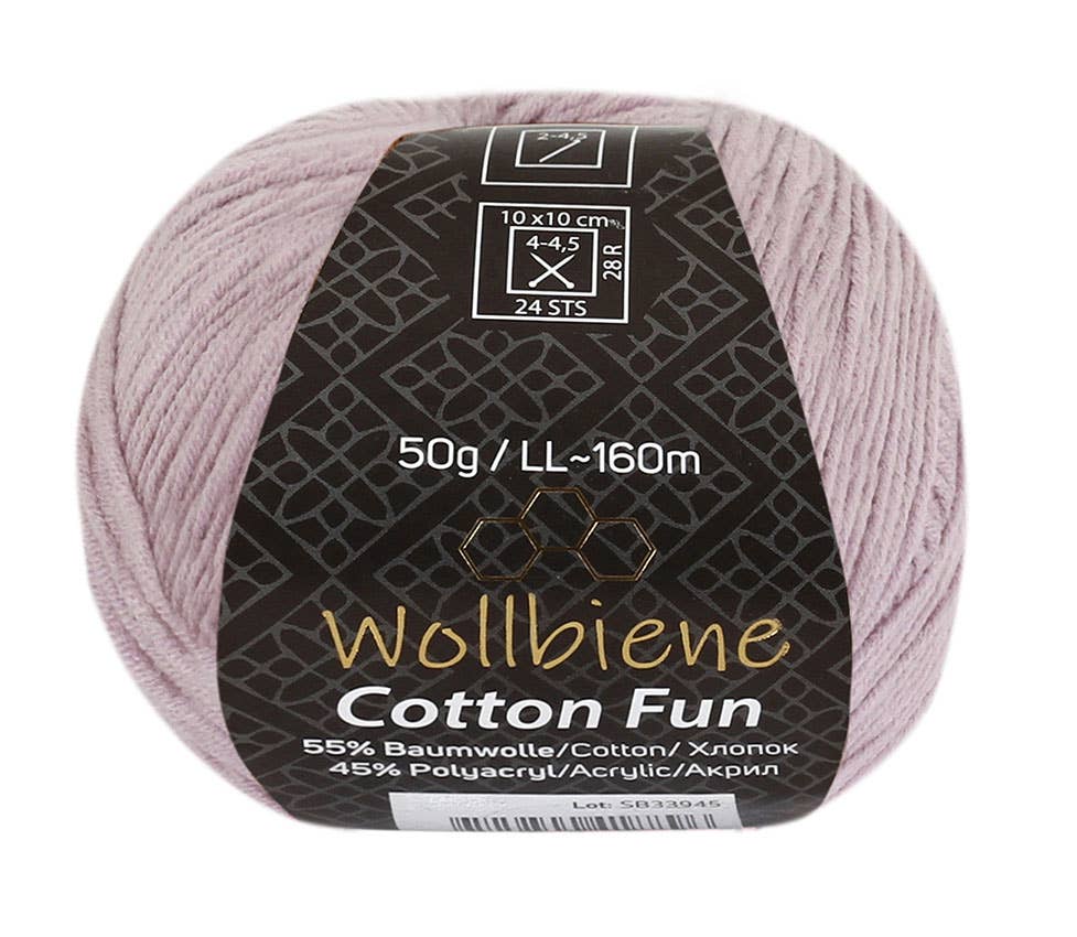 Cotton Fun all-season wool 50g knitting wool cotton mix: 21 dark blue