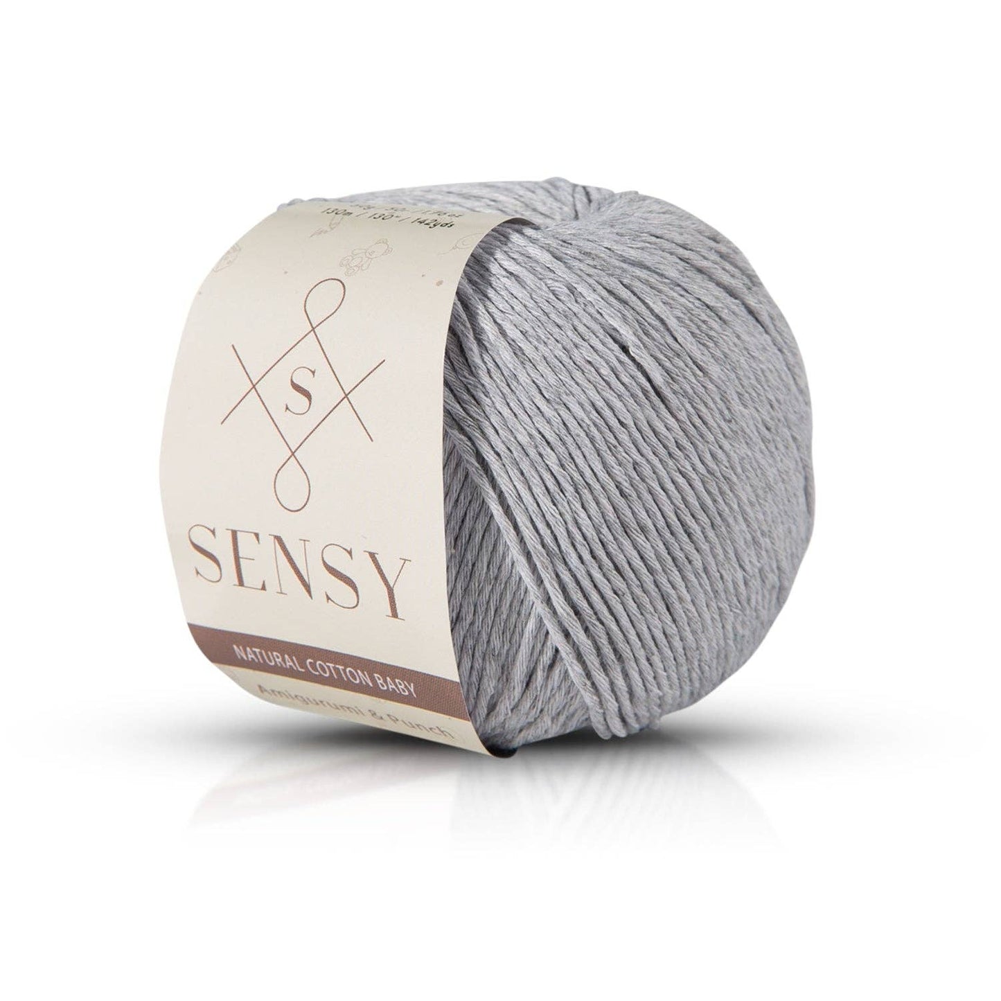 Sensy Premium 100% Soft Cotton Yarn for Amigurumi Knitting a: 03 - Baby Pink