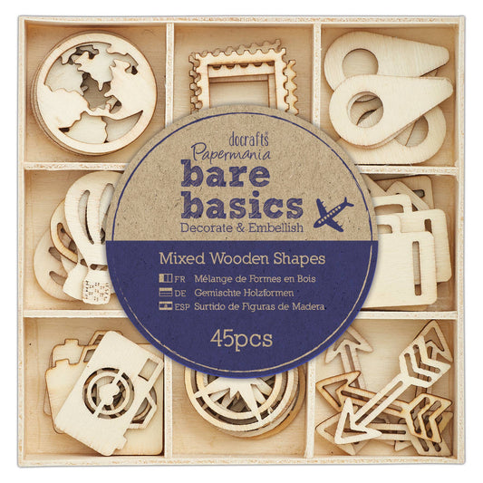 Bare Basics - Wooden Shapes (45pcs) Travelling