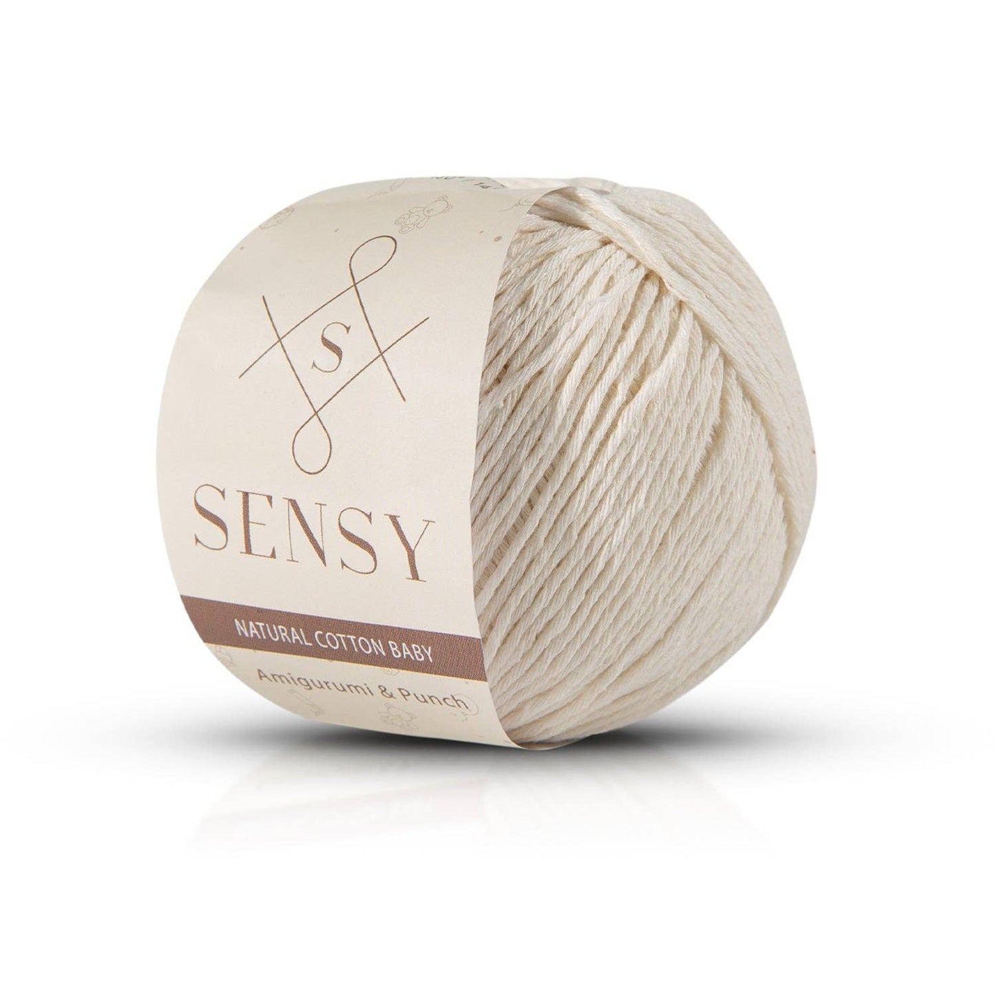 Sensy Premium 100% Soft Cotton Yarn for Amigurumi Knitting a: 05 - Orange