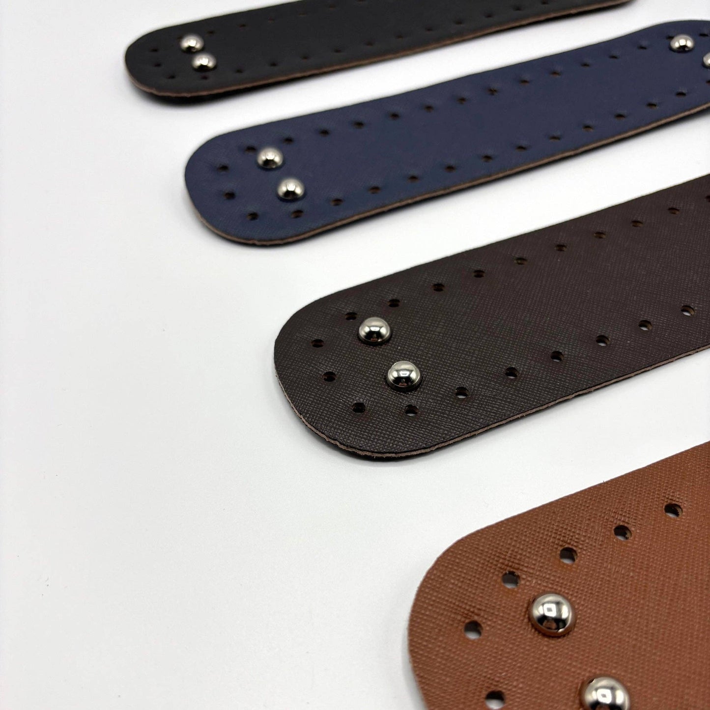 PU Leather Small Bag Base, Bag Bottom Pad (6.5 Cm x 25 Cm): Black