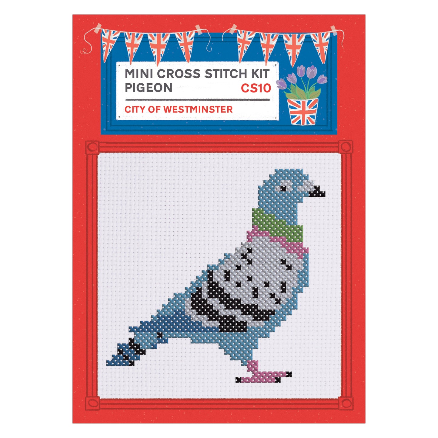 Sew & So On Mini Cross Stitch Kits, 12 Mini London Designs