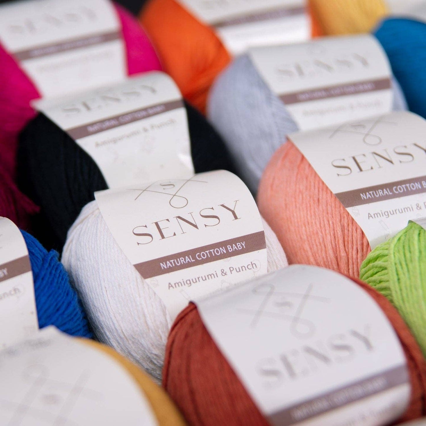 Sensy Premium 100% Soft Cotton Yarn for Amigurumi Knitting a: 24 - Avocado