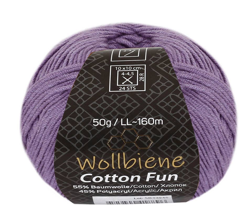 Cotton Fun all-season wool 50g knitting wool cotton mix: 12 pastel green