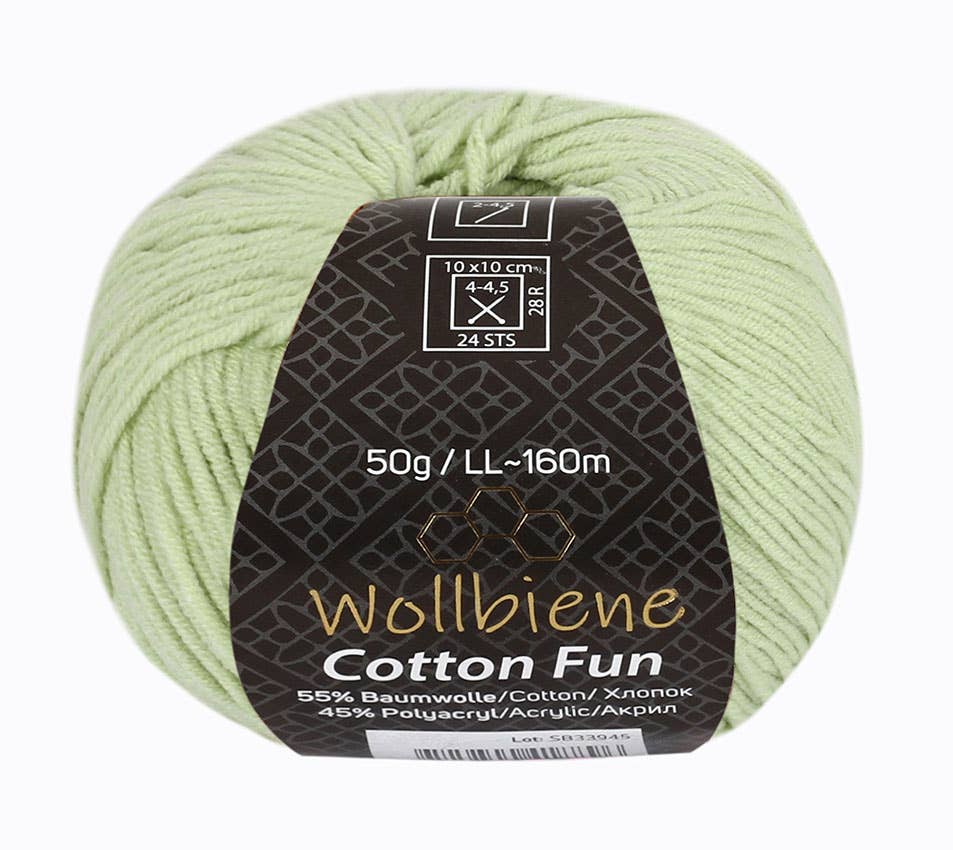 Cotton Fun all-season wool 50g knitting wool cotton mix: 21 dark blue