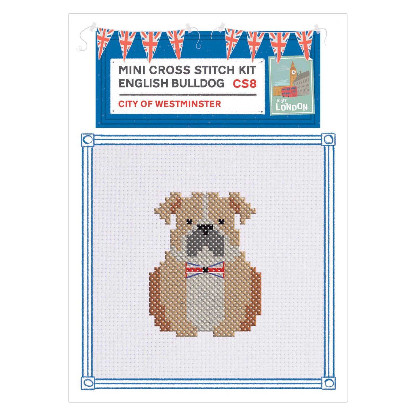 Sew & So On Mini Cross Stitch Kits, 12 Mini London Designs